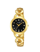 ALBA Ladies' Hand Watch FASHION Stainless Band, Black Dial AH7J06X1