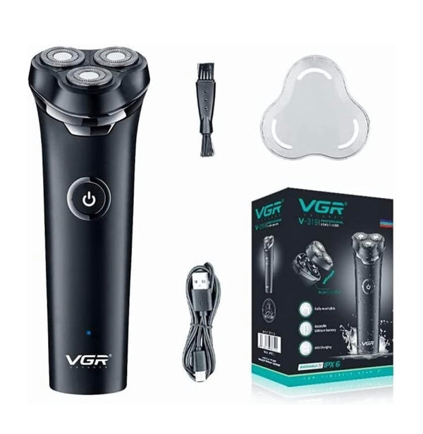 VGR V-319 Men Travel Washable Waterproof IPX6 Beard Trimmer