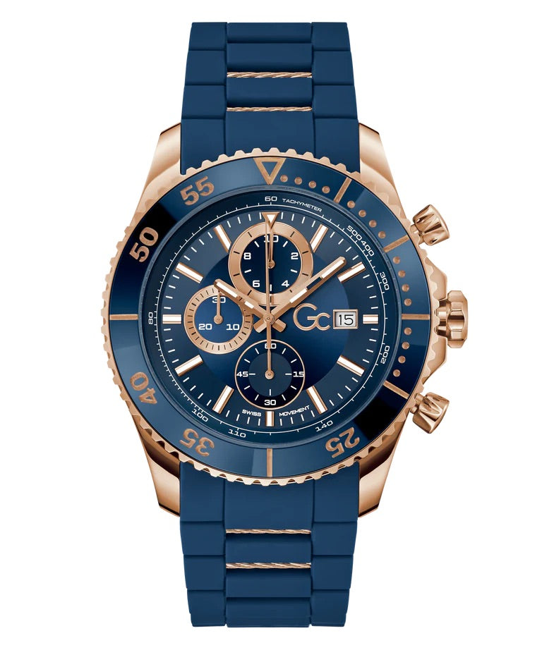 Gc SpeedRacer Chrono Silicone 44mm Men’s Watch Z51001G7MF