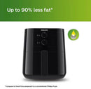 Philips Air Fryer, 4.1L Capacity, Analogue, Black, 50 hz, HD9200