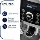 De'Longhi ECAM 23.460.SB Fully Automatic Coffee Machine (15 Bar Pressure, Automatic Cappuccino System, LCD Panel, Automatic Cleaning) 2 Years Warranty