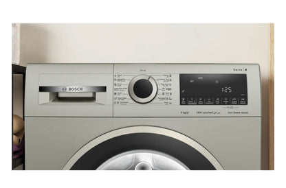 Bosch Series 4 washing machine, frontloader fullsize 9 kg ,WGA1440XEG