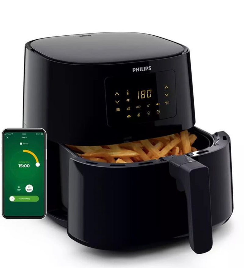 Philips XL Digital Air Fryer With Wifi, 6.2 Liter -2000 Watt - HD9280/91 (1 Year Warranty)