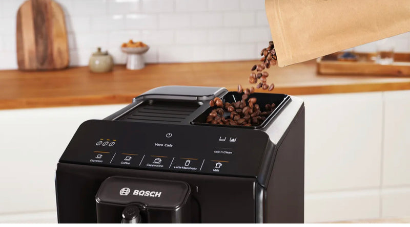 Bosch Series 2, Fully automatic coffee machine, VeroCafe, Piano black