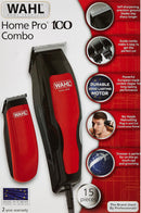 WAHL Home Pro 100 Combo Hair Clipper+Trimmer, Corded Electric, Men's Grooming Set with Precision Blades 1395.0416