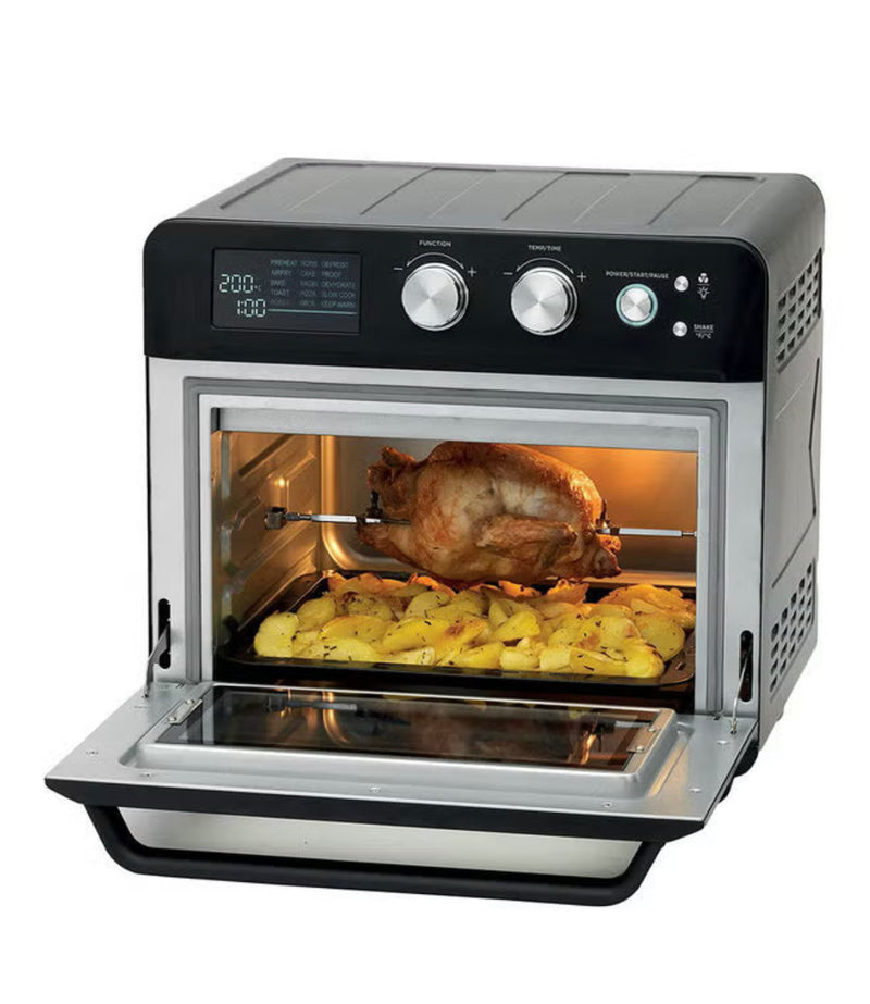 Kenwood 2 in 1 Oven Air Fryer, 25 Liters, 1700W, Black - MOA25.600