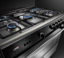 LA GERMANIA Cooker 90 x 60 - 5 Gas Burner Stainless x Black 9M10G4A1X4AWW