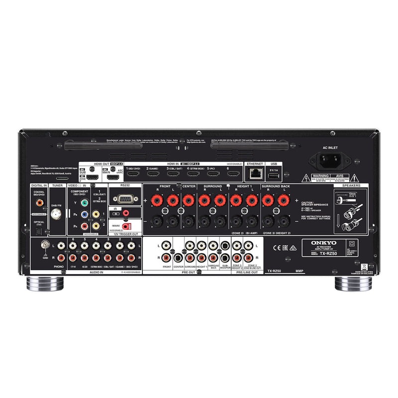 Onkyo TX-RZ50 9.2-Channel THX Certified AV Receiver