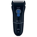 Braun Series 1 130s Electric Foil Shaver, Corded, Fully Washable With Protection Cap – Dark Blue