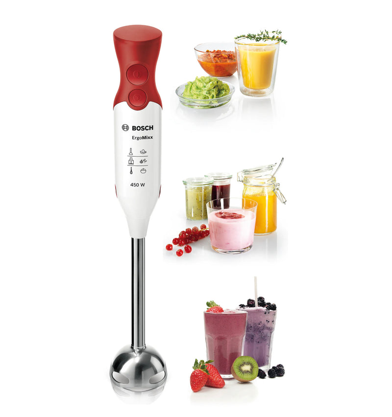 Bosch Hand blender ErgoMixx 450 W White, MSM64110