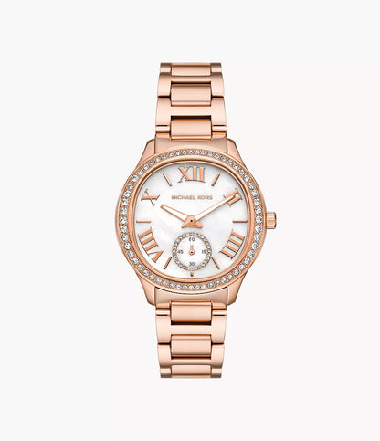 Michael Kors Sage Three-Hand Rose Gold MK4806