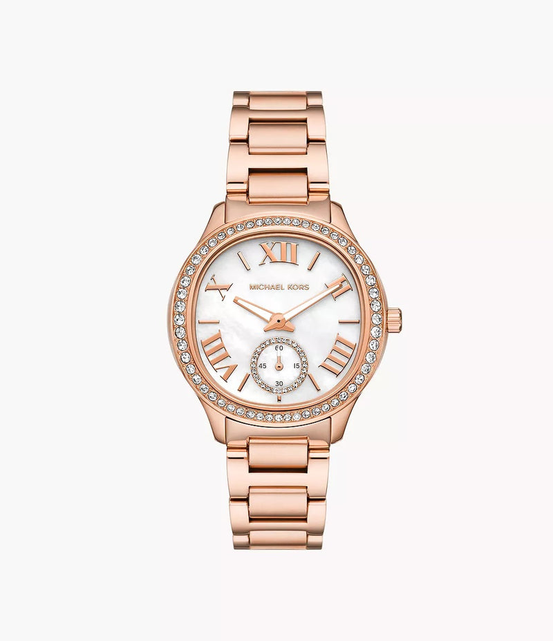 Michael Kors Sage Three-Hand Rose Gold MK4806