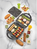 Black & Decker TS4130-B5
3 in 1, 4 Slice Sandwich, Grill & Waffle Maker