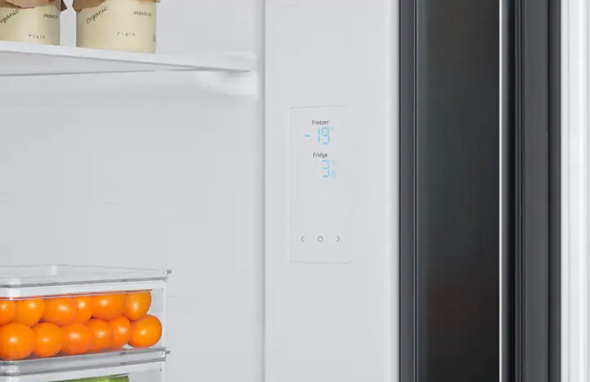 Samsung Refrigerator RS66A8100B1/MR , SIDE BY SIDE WITH TWIN COOLING PLUS , SPACE MAX & Digital Inverter