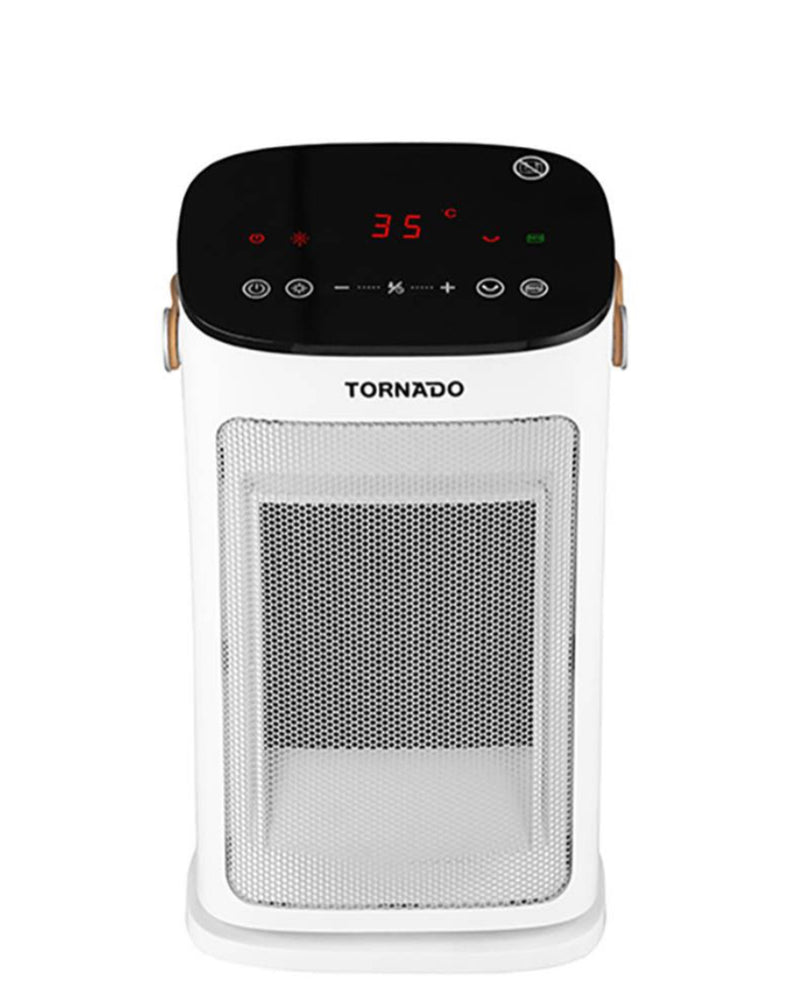 TORNADO Ceramic Heater 2000 Watt 12 meter White TPH-2000T