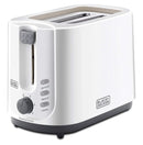 Black & Decker 750W 2 Slice Cool Touch Bread Toaster, White - ET125-B5