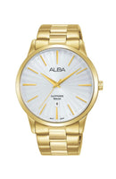 ALBA Men's Hand Watch PRESTIGE Stainless Band, Silver Dial AG8K80X5