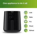 Philips Air Fryer, 4.1L Capacity, Analogue, Black, 50 hz, HD9200 (2 Years Warranty)