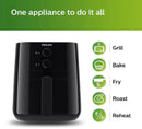 Philips Air Fryer, 4.1L Capacity, Analogue, Black, 50 hz, HD9200