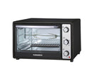 TORNADO Electric Oven 46 Liter 1800 Watt Grill Fan Black TEO-46NE(K)