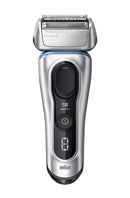 Braun Series 8 8390cc Wet & Dry Shaver With Clean & Charge System And Travel Case - Silver
