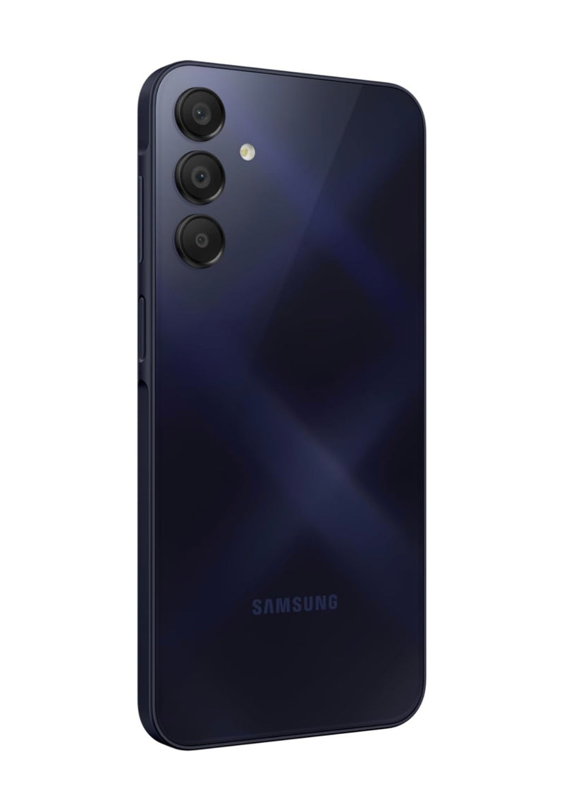 Samsung Galaxy A15 Dual SIM 4GB Ram+128GB ROM (6.5 Inches) (4G LTE) - Blue Black