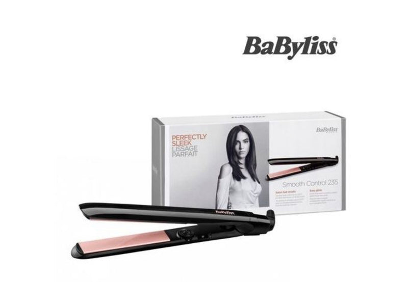Babyliss ST298E Smooth Control 235 Hair Straightener - Black