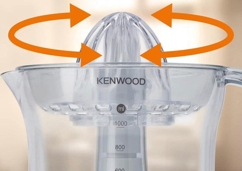 Kenwood JE280A Plastic Citrus Juicer, 40 Watt - White