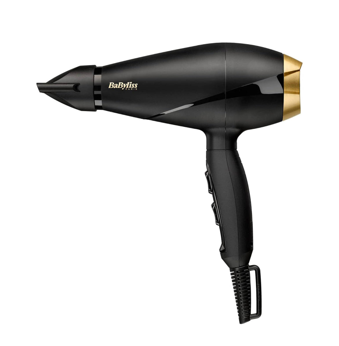 Babyliss AC 2000W 3-Heat 2-Speed Settings Hair Dryer, Black & Gold, 6704SDE