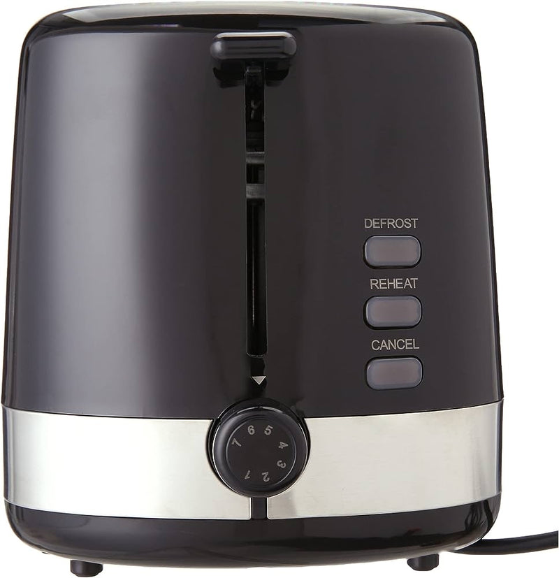 TORNADO Toaster 2 Slices 850 Watt Black TT-852-B