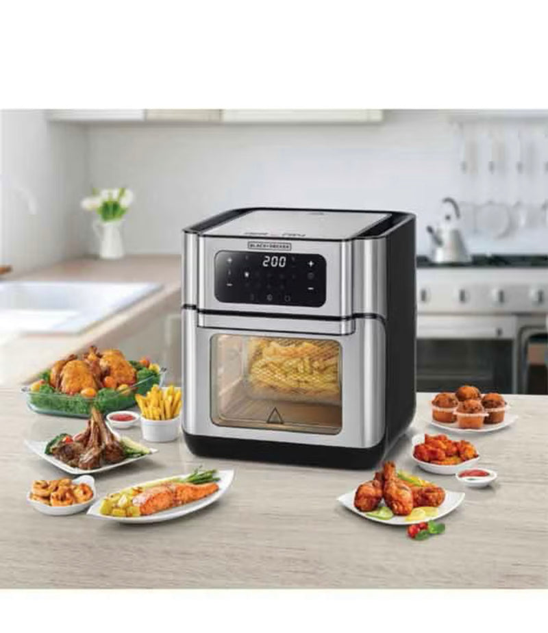 Black & Decker Air Fryer Oven Aerofry AOF100-B5 12L 1500W