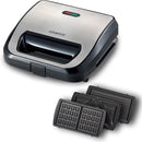 Kenwood Sandwich Maker 3 In 1 Waffle SMM02 Black