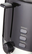 TORNADO Toaster 2 Slices 850 Watt Black TT-852-B