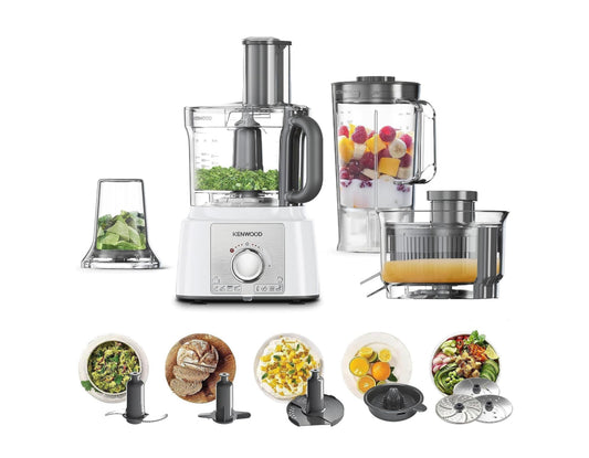 Kenwood Multipro Food Processor, 1000 Watt,  FDP65.750WH