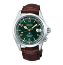 SEIKO Men's Hand Watch PROSPEX Brown Leather strap Green Dial SPB121J1