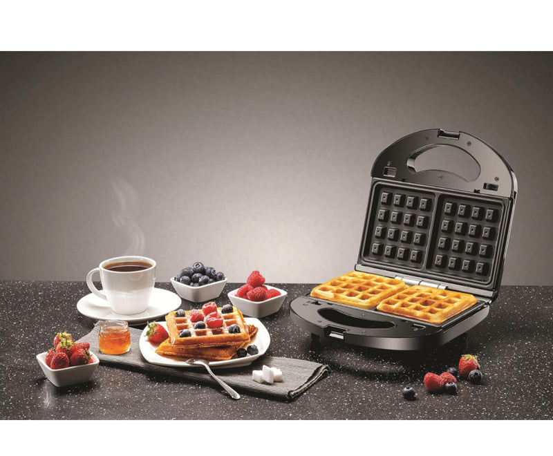 Black & Decker 3 In 1 780W TS2130-B5, Grill & Waffle& Sandwich Maker Silver/Black