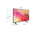Samsung 50 Inch Crystal UHD DU7000 4K Smart TV (2024)