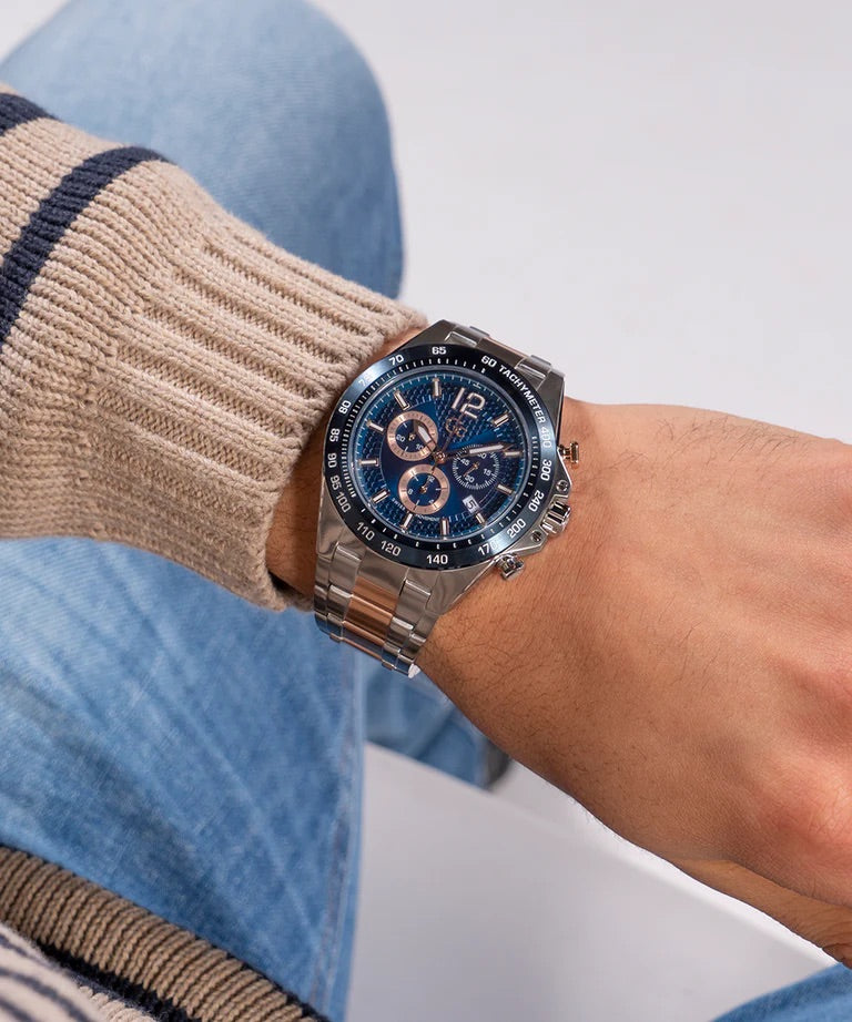 Gc Audacious Chrono Metal
44mm Z07004G7MF Men’s Watch (Made In France)