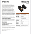 Klipsch RP-500SA II
SURROUND SOUND SPEAKERS