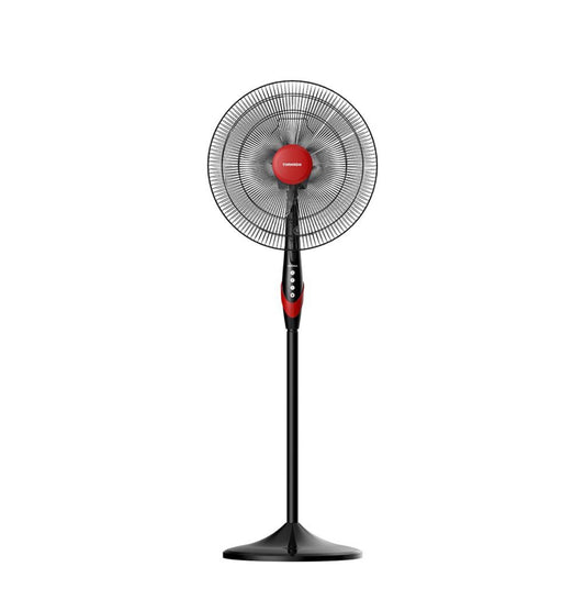 TORNADO Stand Fan 18 Inch 4 Blades Black x Red TSF-18XW