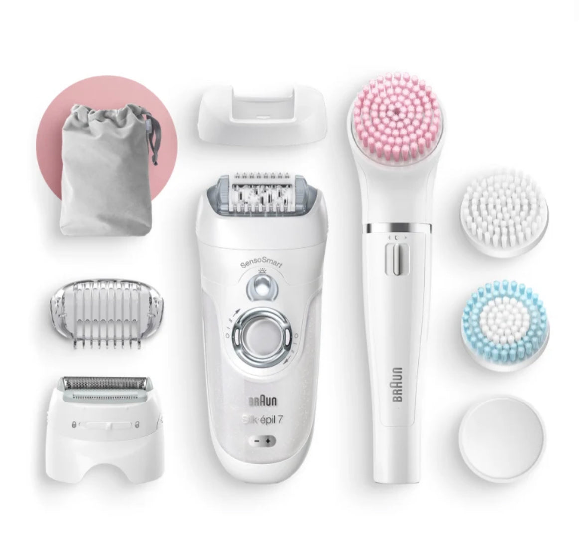 Silk-épil Beauty Set 7 7/875 BS Wet & Dry epilator with 6 extras incl.
