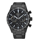 SEIKO Men's Hand Watch CHRONOGRAPH Stainless Band Black Dial SSB415P1