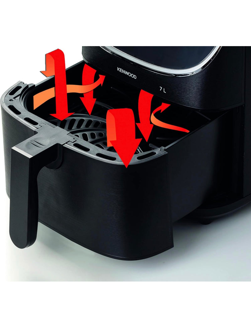 Kenwood HEALTHY FRYER 7L 1800W HFP80.000BK - Black (1 Year Warranty)