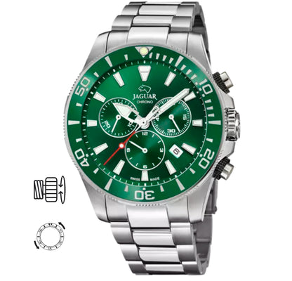 JAGUAR GREEN MEN'S WATCH EXECUTIVE PIONNIER J861/4