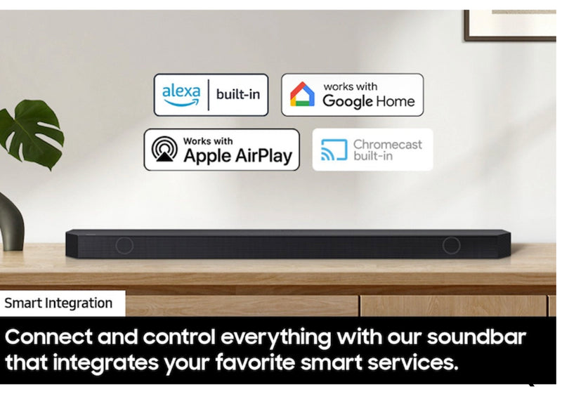 Samsung Q-series 9.1.4 ch. Wireless Dolby ATMOS Soundbar + Rear Speakers Q-Symphony / HW-Q930D