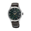 SEIKO Men's Hand Watch PRESAGE Brown Leather Band Green Dial SSA459J1