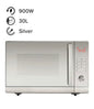 Black & Decker 30L Lifestyle Microwave Oven With Grill     Mirror Finish, Silver - MZ30PGSS