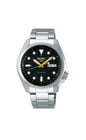 SEIKO Men's Hand Watch 5 SPORTS Stainless Band, Black Dial SRPE57K1