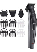 BaByliss 10-in-1 Multi Grooming Beard Trimmer for men, Carbon Titanium Cordless Trimmer- MT727E