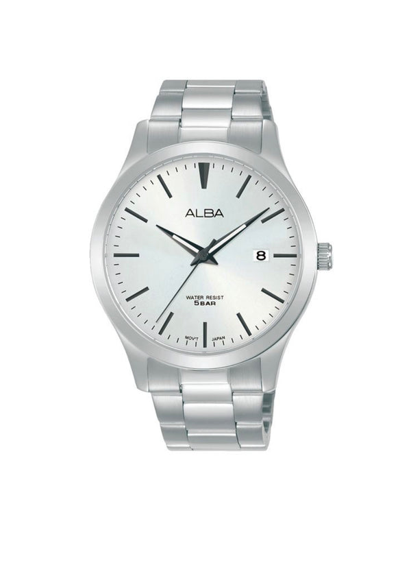 ALBA Men's Hand Watch STANDARD Stainless Band, Silver Dial AS9M31X1